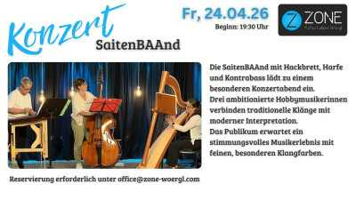 Livekonzert mit der SaitenBAAnd